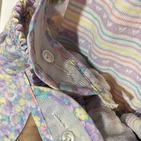 Two piece vintage overalls and shirts from playstuff size 18 months [H-27] - Picture 5 of 10